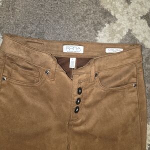 Sofia Suede Flare Pants!